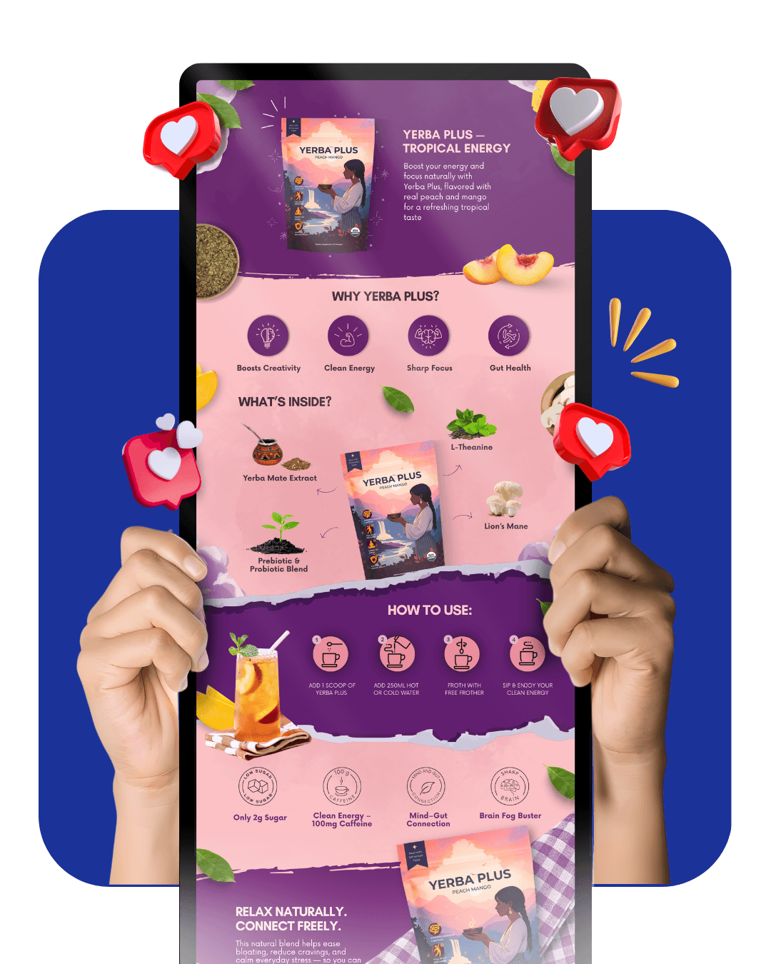 Complete brand storytelling—